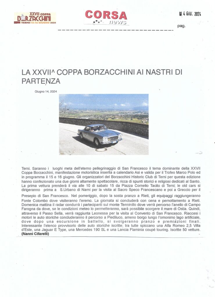 22 14 giugno 2024 Corsa news