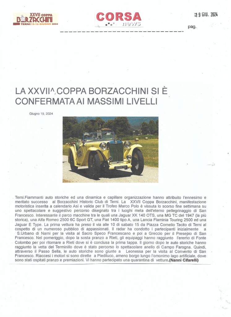28 19 giugno 2024 Corsa news