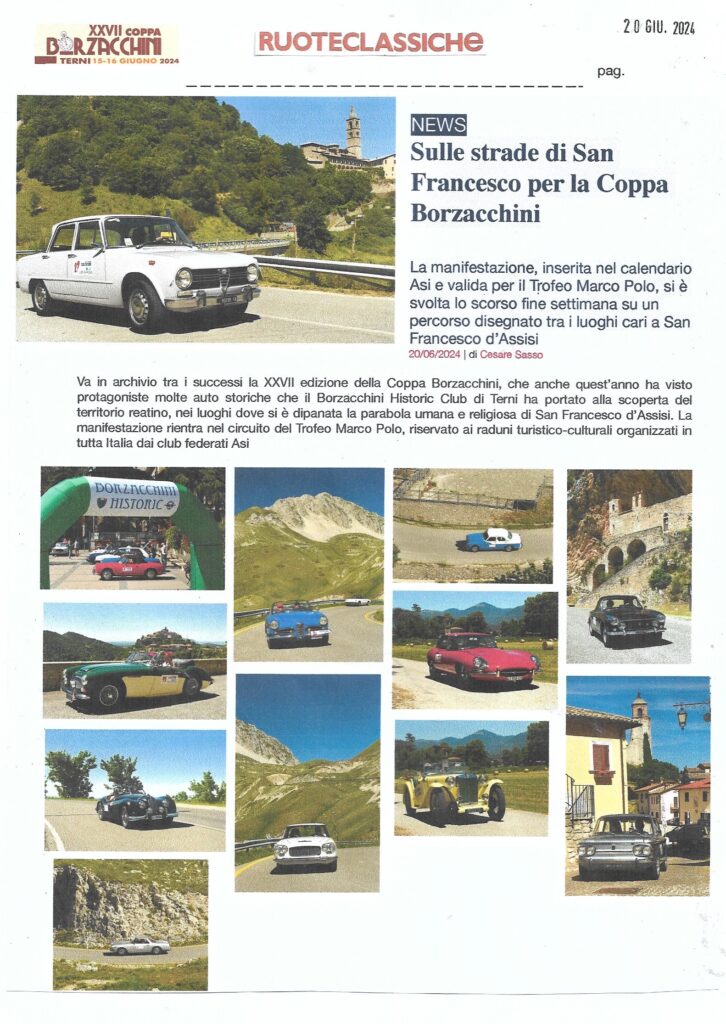 29a 20 giugno 2024 Ruoteclassiche